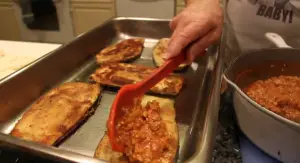 Sauce on Eggplant