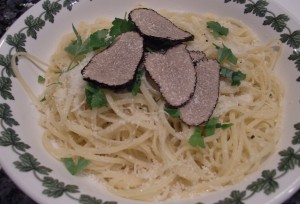 linguine with truffles