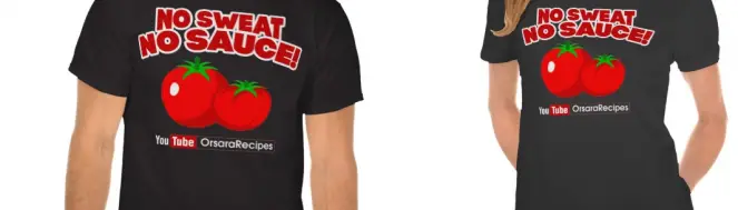 orsararecipes no seat no sauce shirt
