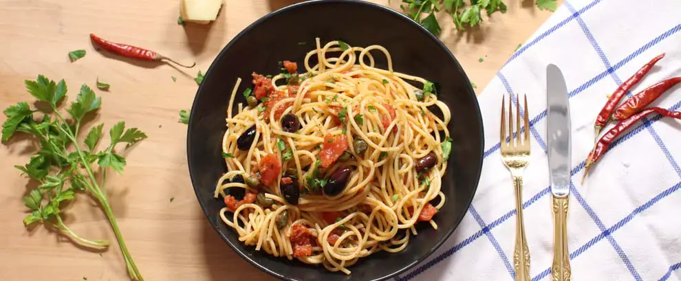 Spaghetti alla Puttanesca Recipe