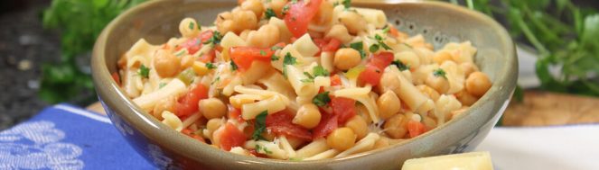 pasta and chickpeas recipe