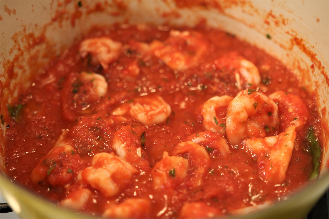 Shrimp Linguine With Tomato Sauce Pasquale Sciarappa Recipes