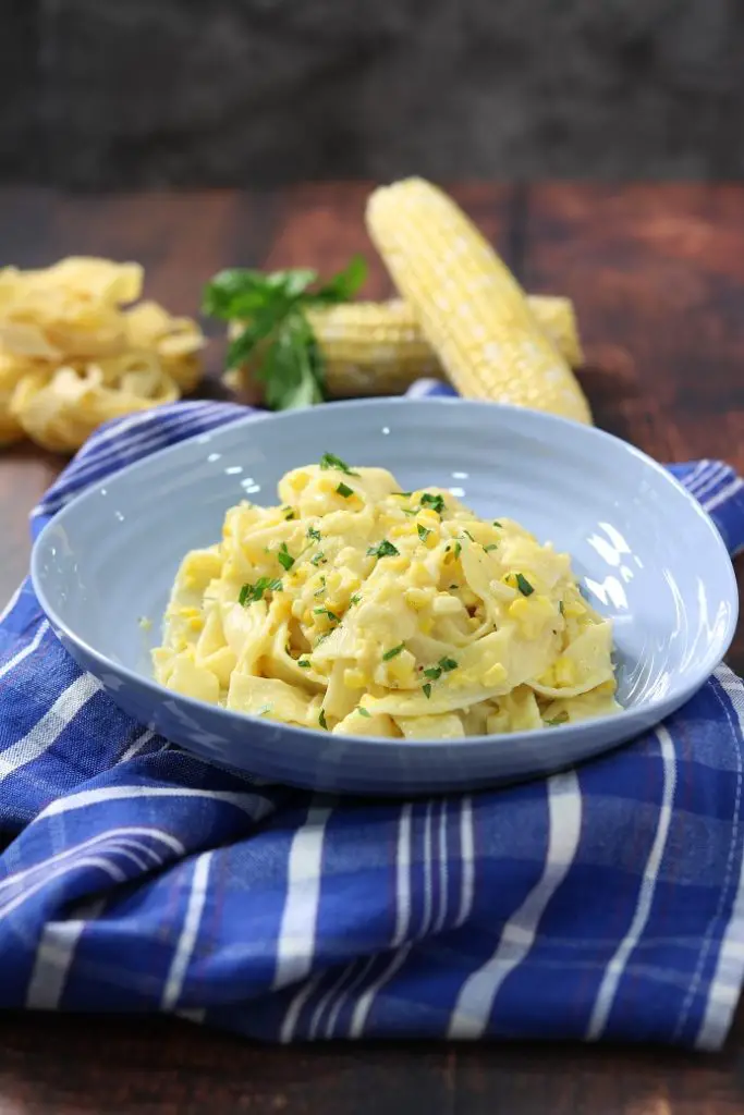 Pappardelle with Corn Sauce