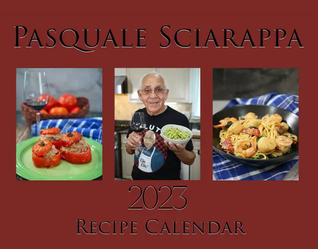 2023 Pasquale Sciarappa Recipe Calendar! Pasquale Sciarappa Recipes