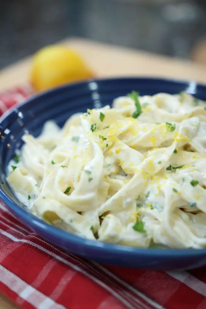 Lemon Ricotta Fettuccine