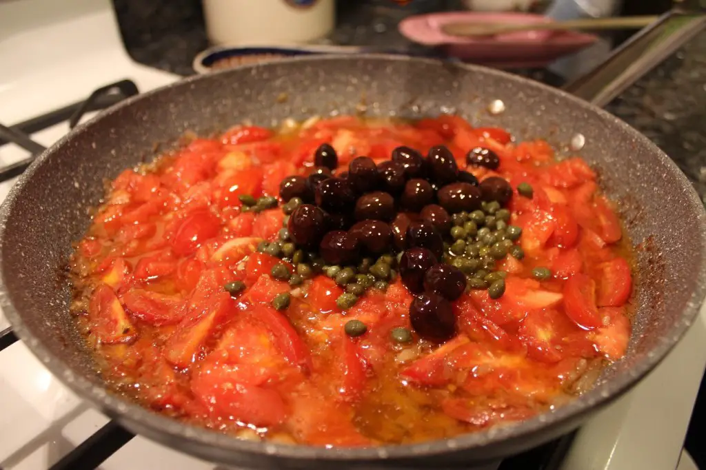 Linguine with Anchovies, Capers and Olives Pasquale Sciarappa Recipes