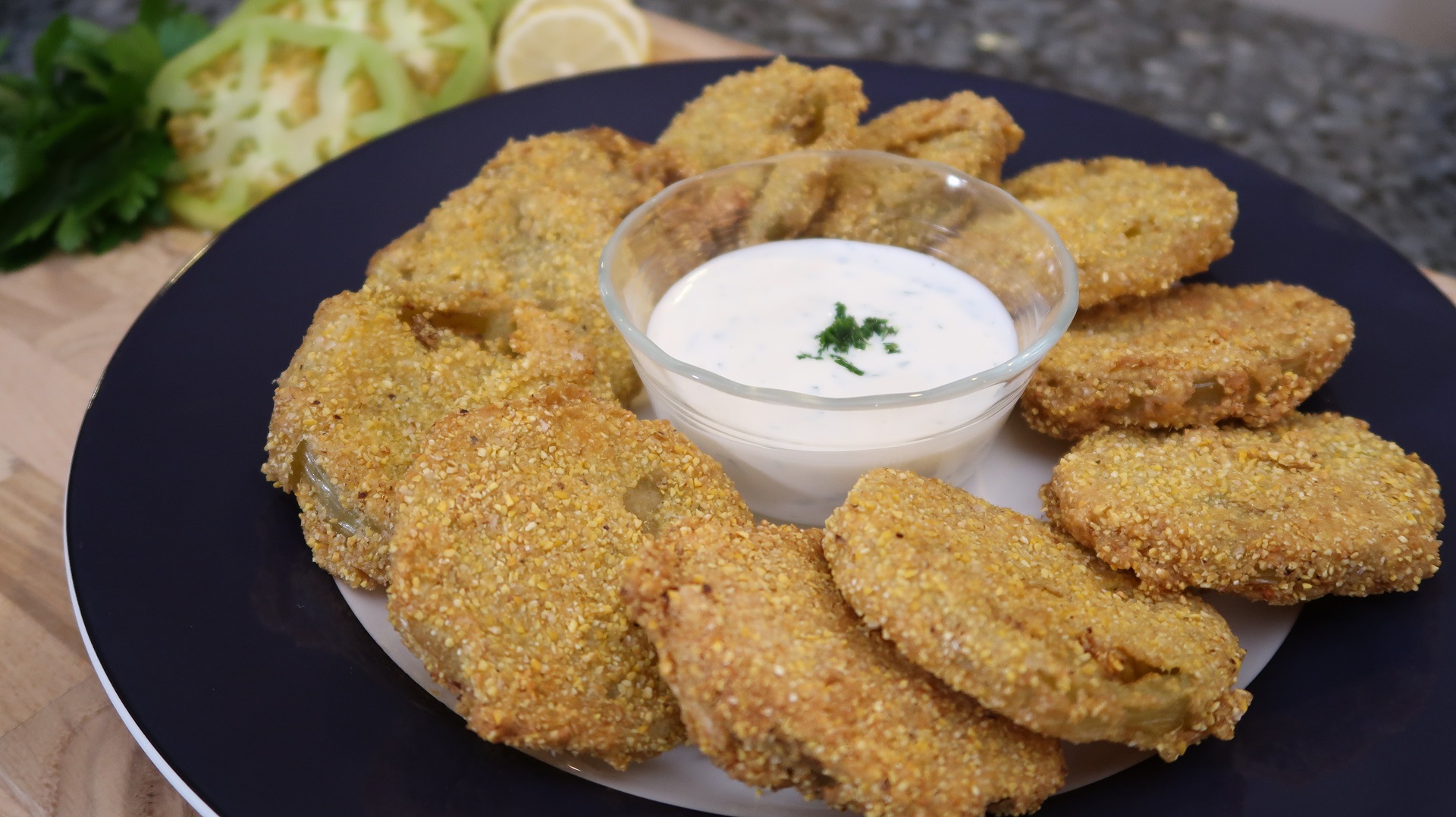 Fried Green Tomatoes Recipe | Pasquale Sciarappa Recipes