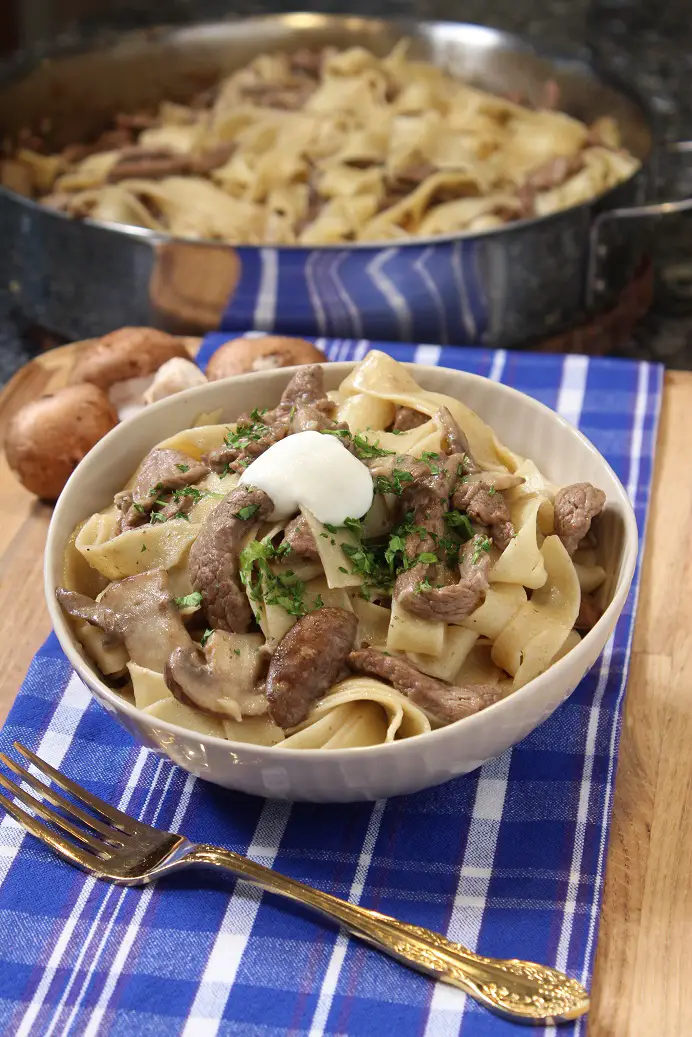 Beef Stroganoff with Pappardelle Pasquale Sciarappa Recipes