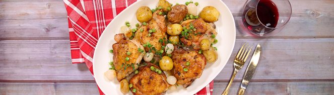 Chicken Vesuvio recipe