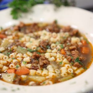 Lentil Soup with Spicy Italian Sausage