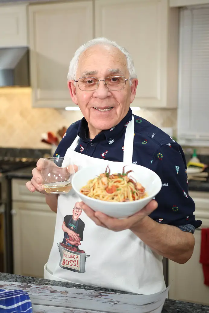 Linguine with Calamari in Tomato Sauce | Pasquale Sciarappa Recipes