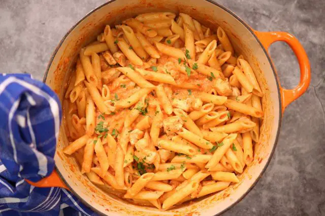 Creamy Penne Alla Vodka with Chicken | Orsara Recipes