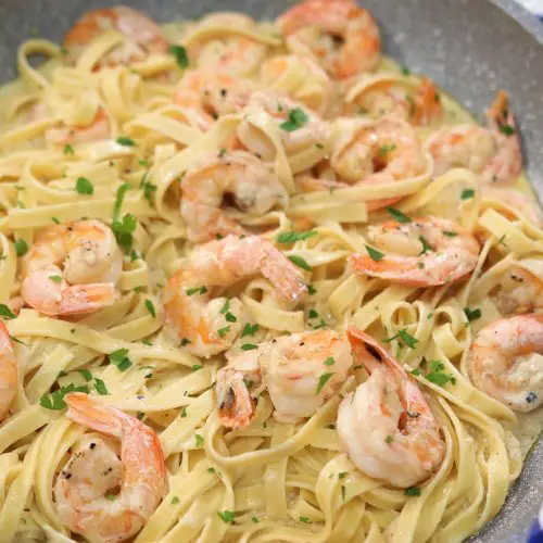 Fettuccine Shrimp Alfredo | Pasquale Sciarappa Recipes