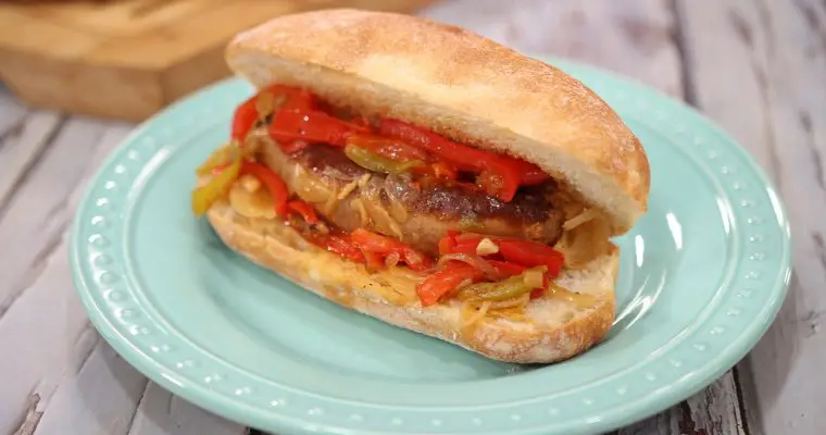 Sausage and Peppers Sandwich
