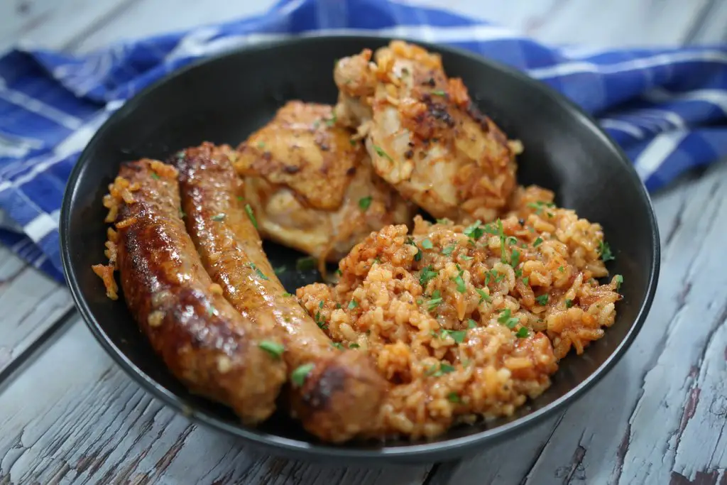 Rice with Chicken and Sausage Pasquale Sciarappa Recipes