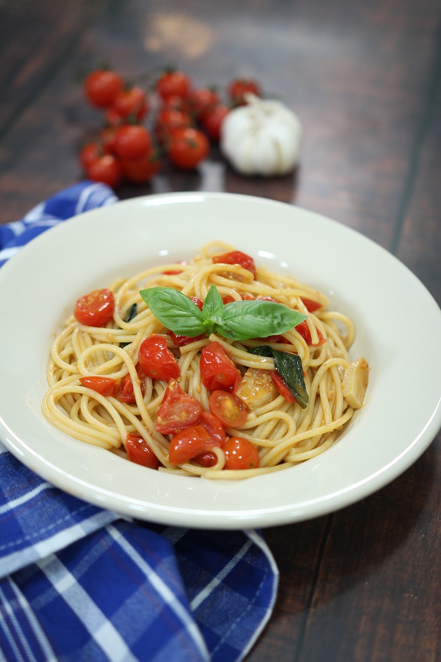 Spaghetti with Tomatoes and Anchovies | Pasquale Sciarappa Recipes