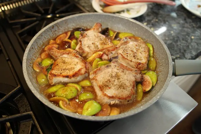 Pork Chops With Balsamic Fig Sauce Pasquale Sciarappa Recipes
