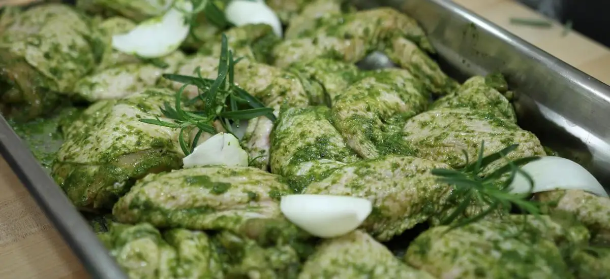 Baked Chicken Basil