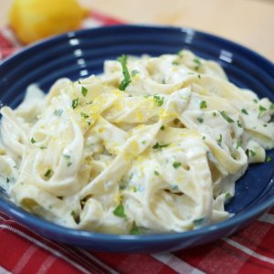 Lemon Ricotta Fettuccine