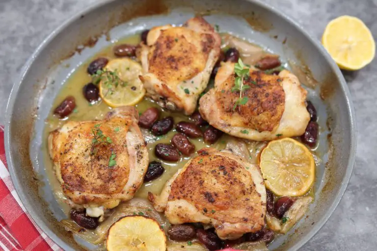 Braised Lemon Chicken with Olives | Pasquale Sciarappa Recipes