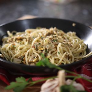 Linguine with Canned Clams