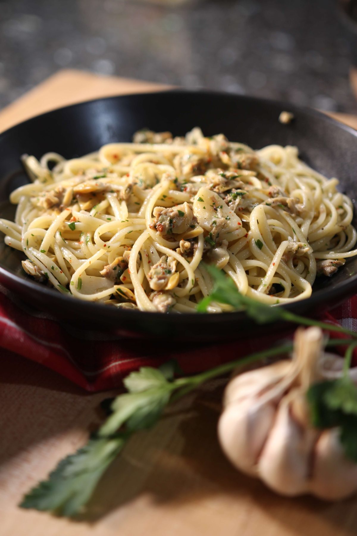 Linguine with Canned Clams Pasquale Sciarappa Recipes
