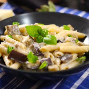 Eggplant Ricotta Pasta